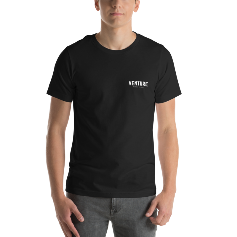 Venture Watch Bands T-Shirt Black Minimalist