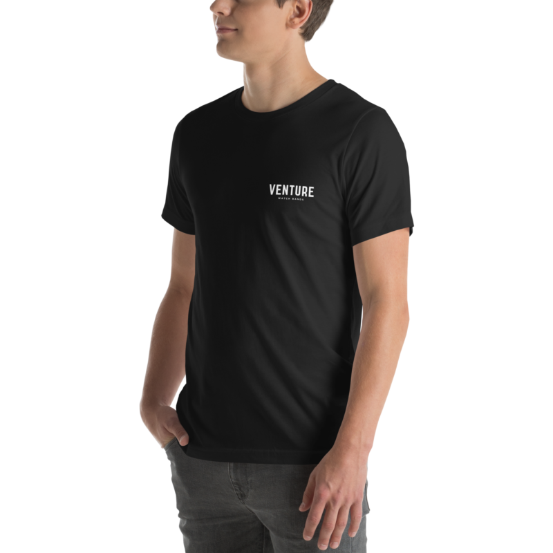 Venture Watch Bands T-Shirt Black Minimalist