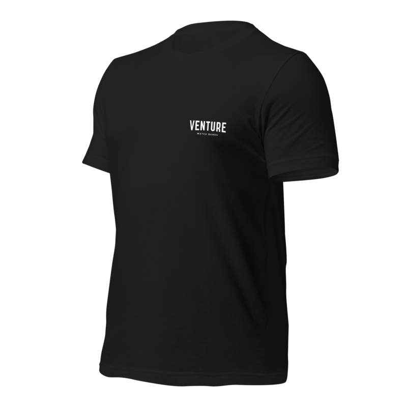 Venture Watch Bands T-Shirt Black Minimalist